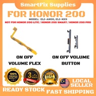 For Honor 200(5G) ELI-AN00 ELI-NX9 Power On Off Volume Ribbon Flex On Off & Volume Button