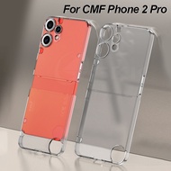 Case For Nothing CMF Phone 2 Pro Case 2 in 1 Translucent frosted Shockproof Plastic Matte Cover For 