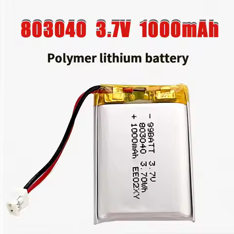 803040 Battery Li Po 1000mAh 3.7V Polymer Li-ion Batteries for Ps4 Game Controller Radio MP3/mp4 Gps