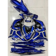 COVERSET LC 135 V2/V3/V4/V5/V6/V7 BIRU CHROME SILVER CUSTOM 2022🔥