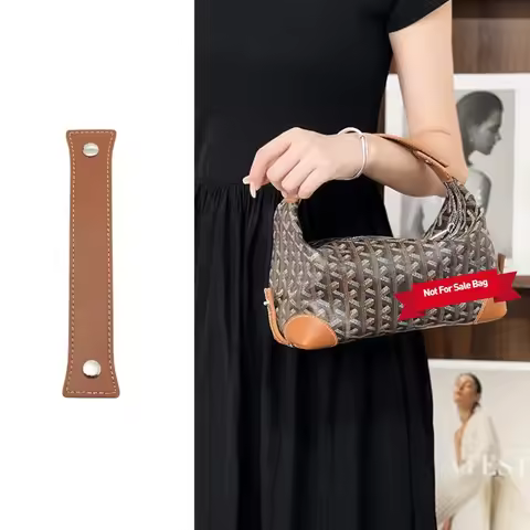 Handle Bag Extended Shoulder Strap for Goyard Bowling 25 Toiletries Bag Shoulder Replacement Strap B