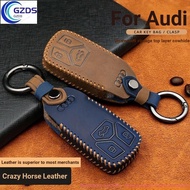 [Audi Key Leather Case Ring] A1 A3 A4 A5 A6 Q3 Q5 Q7 s3 s4 Q7 Q3 Bag A7 A3 Q2L Car Shell Buckle Genu
