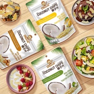 T Thailand Authentic Non-Fried Coconut Chips Chips Original Chocolate Flavor Caramel Flavor Durian F