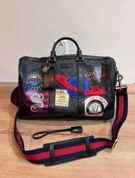 Gucci 行李袋 原價10幾萬 限量款 手提袋 手提包 斜背包 旅行袋