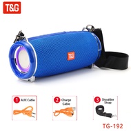 T&amp;G TG192 Portable Bluetooth Speaker LED Light Wireless Bass Boombox Waterproof Outdoor Speakers Subwoofer Stereo Loudspeaker