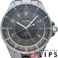 香奈兒 J12 Chromatic GMT 腕錶 41毫米 J12 H3099，含原廠錶盒，鈦金屬陶瓷錶殼，男士腕錶，灰色，拋光處理，成色極佳 [二手]