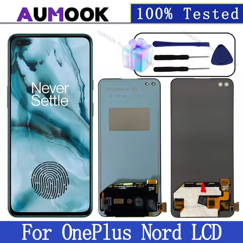 Fluid AMOLED LCD For OnePlus Nord LCD Display Touch Screen Digitizer for OnePlus Nord AC2001 AC2003 