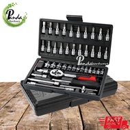 Eastman 46pcs 1/4" Socket Set