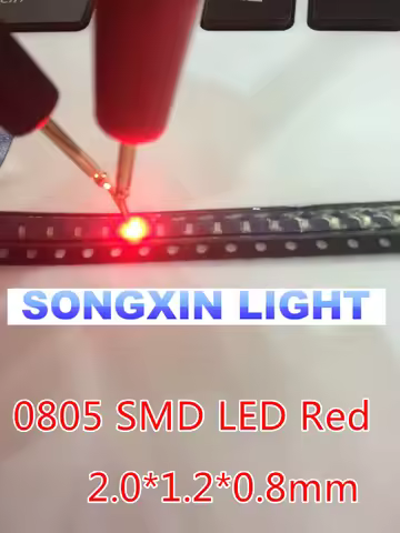 1000pcs LED SMD 0805 Red Diodes LED 0805 SMD Diode 0805 smd led Red light-emitting diode 620nm
