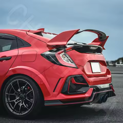 Aerodynamic Rear Wing Diffuser for Honda Civic FK7 Hatchback 2016-2020 Type-R Style Upgrade ABS Mate
