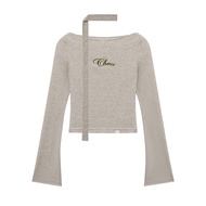 Áo thun dài tay nữ mùa thu đông Local Brand Chính Hãng City Cycle Áo thun dài tay Chua