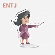 Standee MBTI 16 Personality Groups Mica Acrylic Model Study Desk Decoration Work Corner Unique Gift 