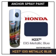 HONDA ANCHOR SPRAY PAINT H237 H237* EX5 METALLIC BLUE 400ML DREAM Bike Motor Basikal Bicycle Metal P