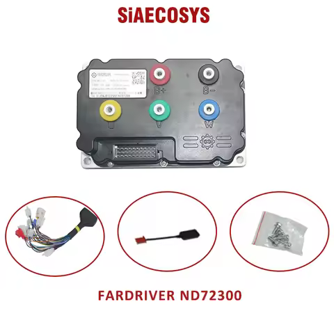 ND72300 Fardriver Controller Electric Motorcycle Controller 300A BLDC Programmable for 3000W Electri