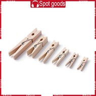 WIN 50pcs 25-72MM Natural  Clothes Photo Paper Peg Clothespin Craft Clips