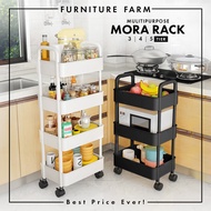 F&F: MORA trolley rack /troli dapur/kitchen trolley/ troli barang/troli baby/storage trolley rack