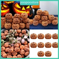 poo Pack of 10 Tiny Fraudulent Pumpkins Halloween Home Deck Impermeable Rosin  for Thanksgiving