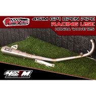 4S1M GP1 open pipe Honda wave110/ Suzuki smash 110 (racing use)