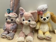香港迪士尼 Duffy and Friends 公仔(Stella Lou, Stella Lou、LinaBell 和 CookieAnn)