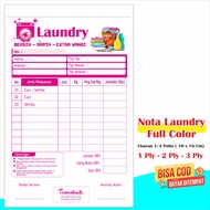 Buku Nota Laundry Full color nota laundry nota laundry 2 rangkap nota laundry 3 rangkap nota