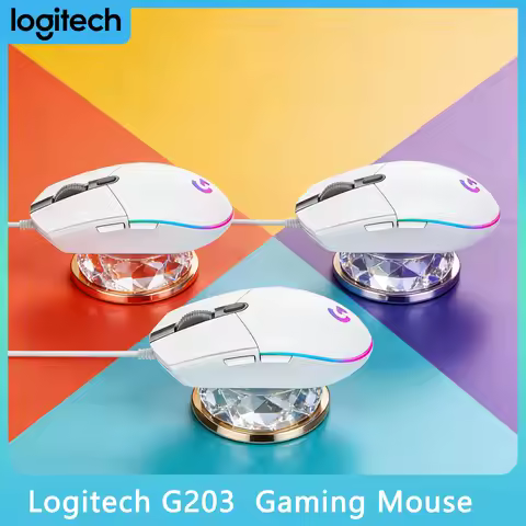 Logitech G203 Ergonomic Design Perfect for Extended Sessions