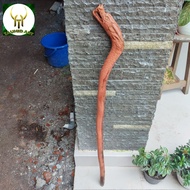 tongkat jalan kesehatan kayu stigi original ukir naga th 784