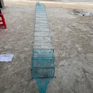 Lú 12 cửa ngục dài 5m kích thướt khung to 30x50cm mặt lưới 15p bắt tôm bắt cá