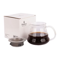 87ijy7ttu Blanco Glass V60 Coffee Pot Range Server 600Ml Cloud Style Pyrex Glass T6Tdsr59