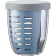 Reusable Portable Fruit Cups with Lid, Removable Colander, and Stainless Steel Fork | 20oz Fruit Sto