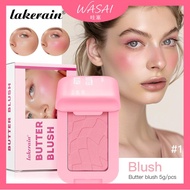 [Hot Sale] lakerain Butter Blush Color Holding Coloring Matte Blush Pink Vitality Girl Service Rouge