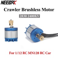 NEEBRC 2830 2400KV Crawler Outrunner Brushless Motor 14T Gear For 1/12 RC MN128 Off Road Model Car C