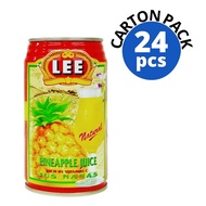 Lee 100% Pure Juice - Pineapple (Sugar Added)(24 cans x 325 ml)