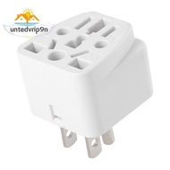 US Travel Plug Adapter EU/UK/AU/In/CN/JP/Asia/Italy/Brazil to USA (Type B), 3 Prong USA Plug, Charge