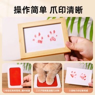 Pet Custom Paw Print Footprint Commemorative Photo Frame Cat Hand Footprint Commemorative Ink Pad Do