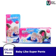 Baby Like Super Pants 3 Packs M156 L144 XL126 XXL102