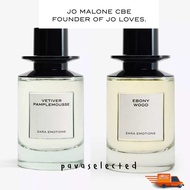 Zara x Jo Malone Waterlily ,Ebony Wood, Vetiver น้ำหอมซาร่าxโจมาโลน น้ำหอมชนิดโอเดอปาร์ฟูม