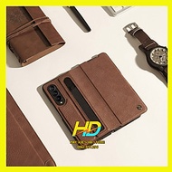 Bao da thật dành cho Samsung Galaxy Z Fold 3 5G Chính hãng Nillkin Aoge phong cách sang trọng cao cấ