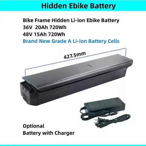 48V Electric Bike Frame Hidden Ebike Battery Li-ion 48V 15Ah 36V 20Ah for frame LCE971 Twitter E-bik