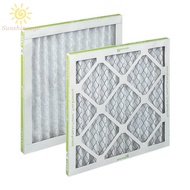 Pleated HVAC Air Filter with For MERV 13 Efficiency Electrostatic Synthetic Core