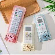 Fabric remote control cover with bow, TV air cond Fabric remote control cover bow TV air Conditioner