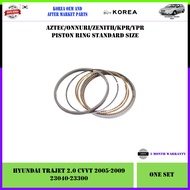 Hyundai Trajet 2.0 CVVT 2005-2009 Korea Aftermarket Piston Ring Set Standard Size 1.2x1.2x2mm (82mm)(23040-23300)