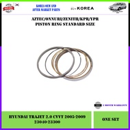 Hyundai Trajet 2.0 CVVT 2005-2009 Korea Aftermarket Piston Ring Set Standard Size 1.2x1.2x2mm (82mm)