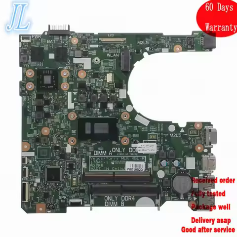 Buy Main Board XYF4M 0XYF4M CN-0XYF4M For DELL VOSTRO 3578 VEGAS/TURIS MLK KBL-R 17841-1 i3-7020U Wo