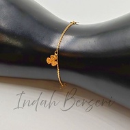 SA76189 Gold 916 Emas Bracelets / Bangles 17CM 1.26G