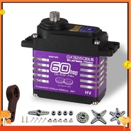 60KG PWM Digital Servo High Torque Steel Gear Servo Brushless Motor IP68 Waterproof with Metal Servo