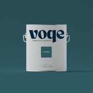 Voqe สีน้ำอะครีลิคแท้ 100% เฉดสีครามรัตติกาล สีทาบ้าน ทาอาคารเกรดพรีเมี่ยม เนื้อสีเยอะ