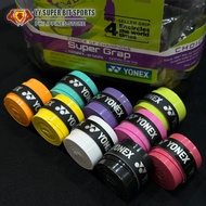 YY AC102EX Badminton Racket Grip Tennis Pickleball Overgrip – Non-Slip and Sweat-Absorbent