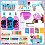 Kid Homemade Crystal Mud Diy Slime Set Glue Accessories Slime Kit Color Mud
