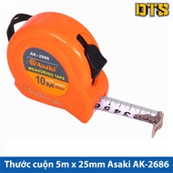 Thước rút - Thước cuộn 10m x 25mm Asaki AK-2686