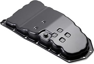 Oil Pan w/Drain Plug, Transmission Oil Pan for Nissan Juke 2011-2014, for Rogue/Rogue Select 2008-20